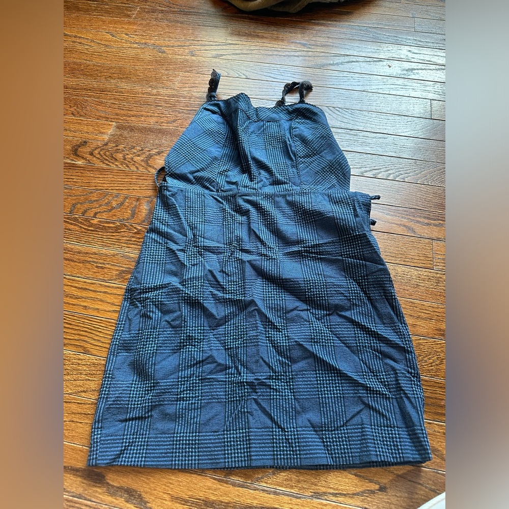 Free People Blue Spaghetti Strap Sundress
